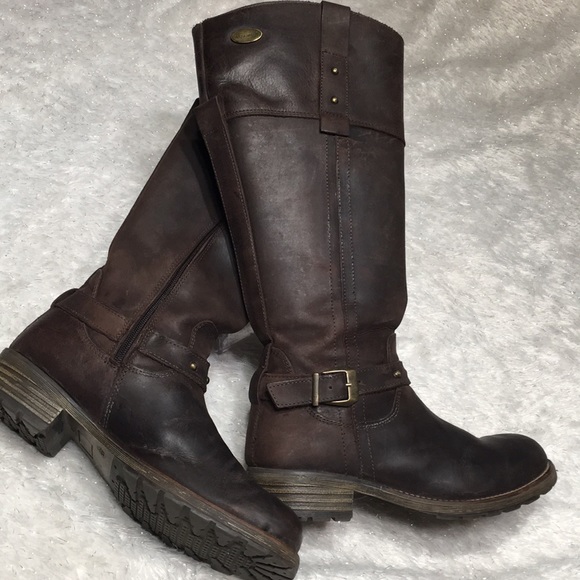 Tall brown boot eU 39 ERIC MICHAEL - Picture 5 of 8